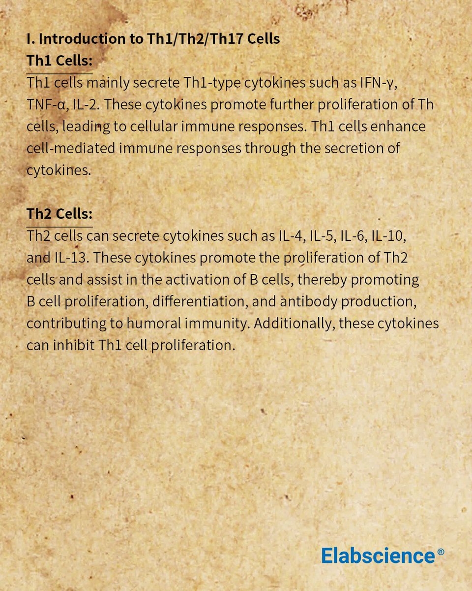 Elabscience_bio's tweet image. Explore Th1/Th2/Th17 cell detection methods using cytokines in flow cytometry.  

🔥 Welcome to follow our LinkedIn Column 【Flow Cytometry Guide】for more articles about flow cytometry here： 👇 👇 👇 linkedin.com/newsletters/fl…

#celldetection #cytokines #flowcytometry