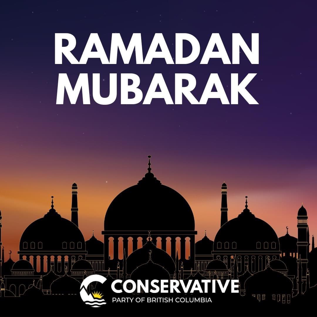 Conservative_BC's tweet photo. 🌙 Ramadan Mubarak to all observing this holy month! May this time of reflection and fasting bring you peace, joy, and blessings. https://t.co/F868tNODNY