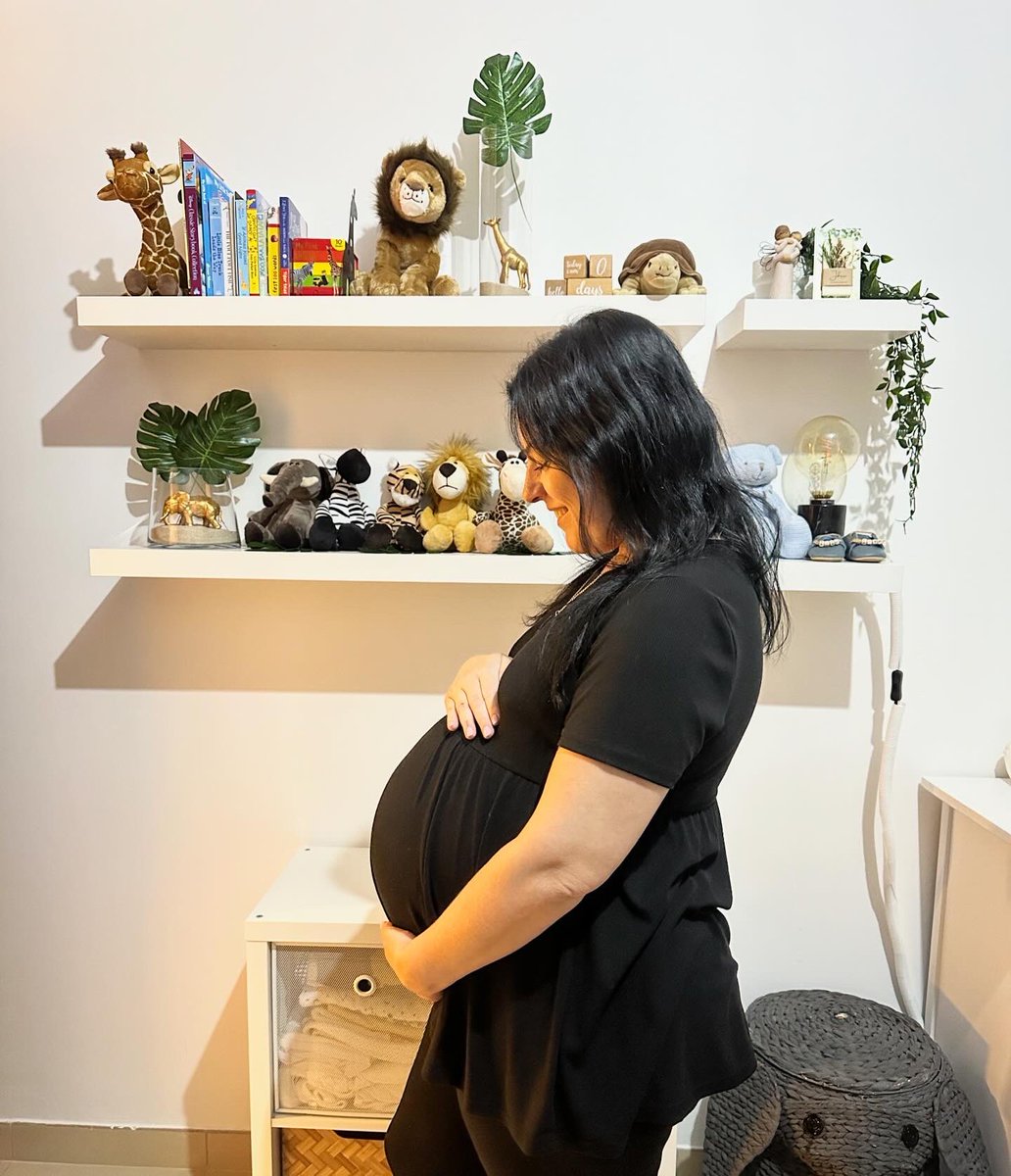 heeelize's tweet photo. Officially 2 days away from meeting our son 💙 https://t.co/xb2bPY5HRE