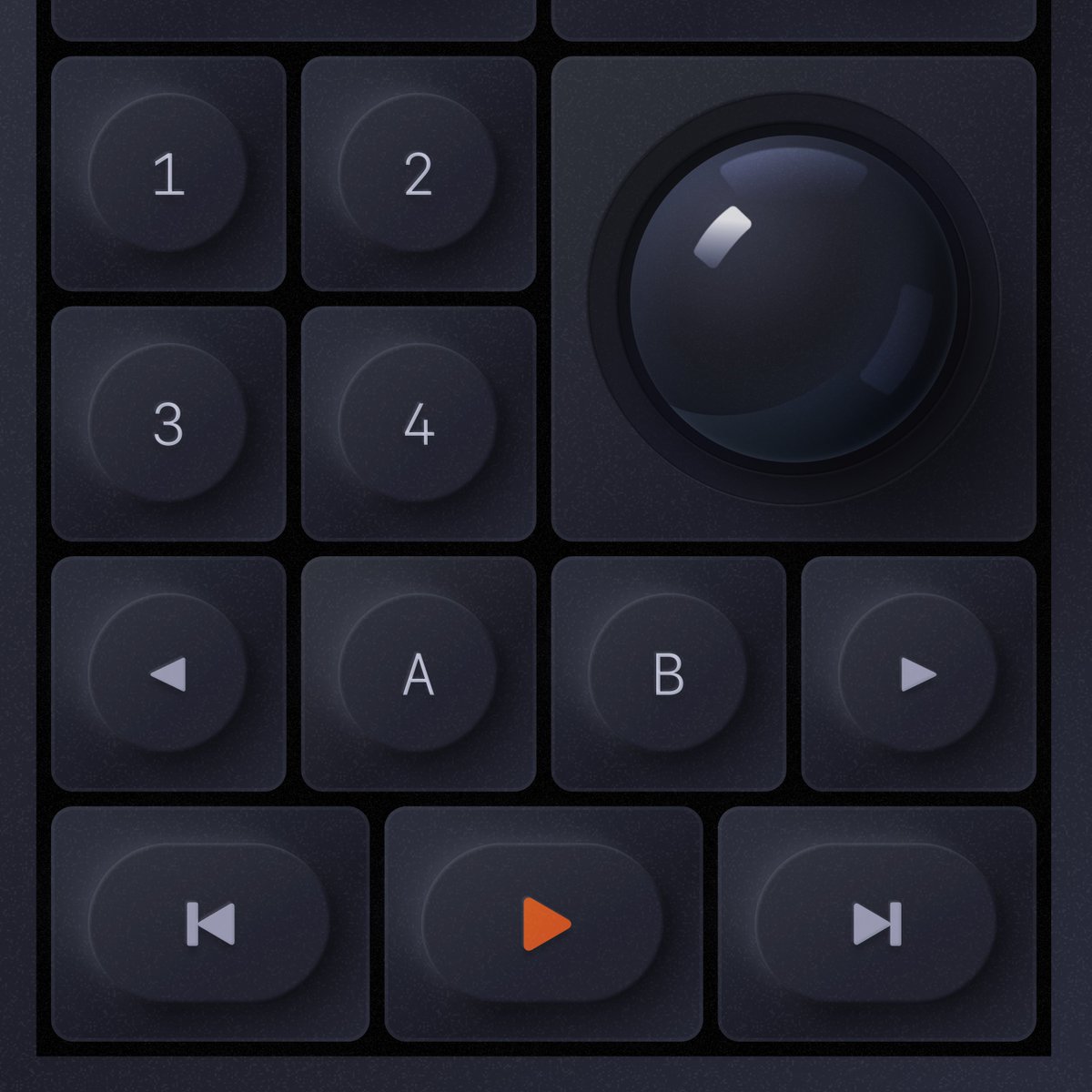 yasirbugra's tweet photo. Took @ozonefuture's reply to heart and dove into @figma to explore a cool-looking, portable color editing tool.

Just like Black Magic's Davinci Resolve panels, but it's pocket-sized to fit snugly next to your keyboard. Made for editors who work in the dark, so it's in dark theme.

Could Ozone one day venture into hardware? 🤷‍♂️