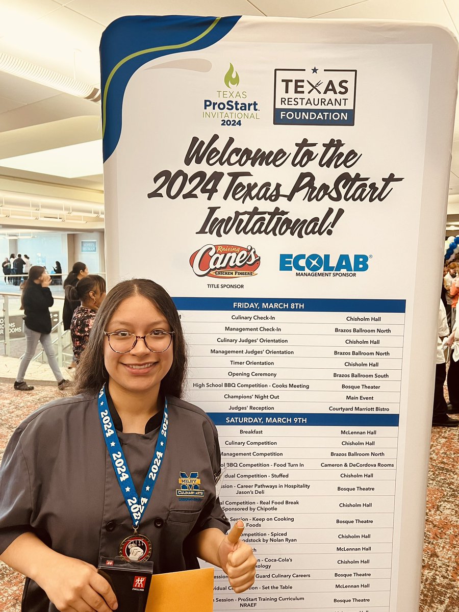 CulinaryMilby's tweet photo. Amazing experience at the #TPSI2024 by @ProStart where our chefs created amazing food and took 1st Place using 10 ingredients from  @ChipotleTweets and a creative dish using #couscous as the main ingredient. More photos coming soon. @Milby_HS @rpena3kr @Bsimmon3 @techlikeaboss https://t.co/YRvxqZb8Uw