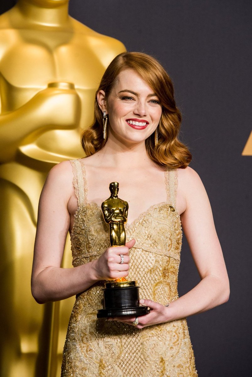everfolking's tweet image. Emma Stone x2 veces ganadora del Oscar