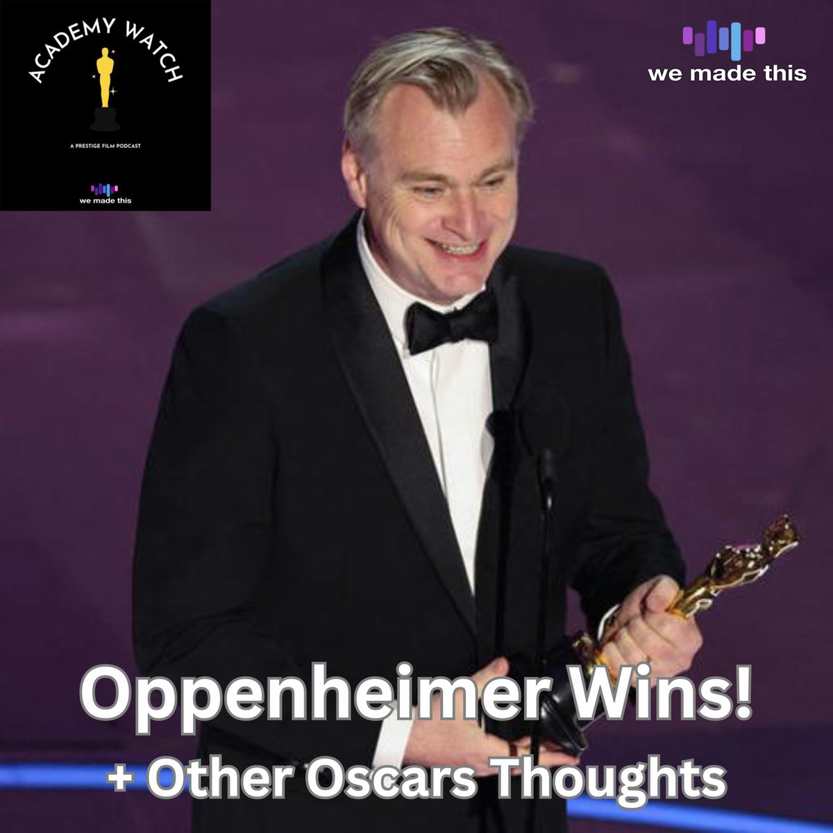OPPENHEIMER WINS 🎙🎙🎙 (mini episode)
pod.link/1597882254/epi…

In this mini-episode, Bo gives his #Oscars2024  Thoughts, including the great wins, the heart-breaking losses and the huge surprises!

Click the link above for the full episode!