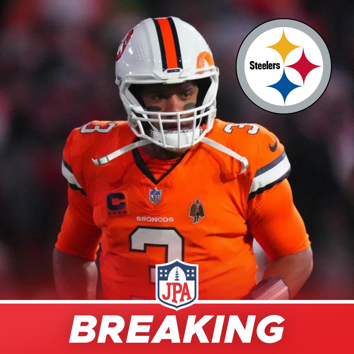 JPAFootball (@jasrifootball) on Twitter photo ππ₯πππππ‘π: The #Steelers are signing former #Broncos QB Russell Wilson, per <a href="/AdamSchefter/">Adam Schefter</a>
There it is. ππ₯πππππ‘π: The #Steelers are signing former #Broncos QB Russell Wilson, per <a href="/AdamSchefter/">Adam Schefter</a>
There it is.