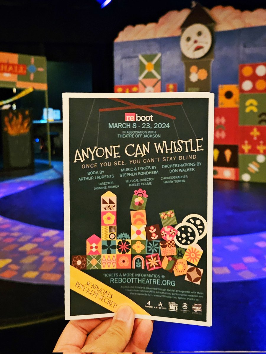 showsiveseen's tweet photo. "Anyone Can Whistle" #wacky @realsondheim #musical #openingWeekend by @RebootTheatreCo at @ToJSeattle. Performing until 3/23/24. Stay tuned for my full review! #showsiveseen #theatre #Sondheim

https://t.co/TgVZD1V5wa https://t.co/cBJfnUL975