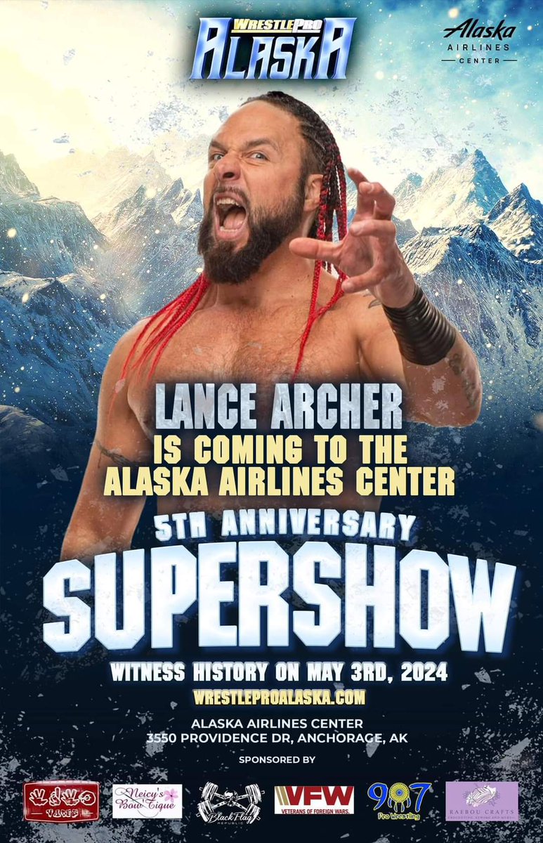 GPWProductions's tweet photo. We get to work out with @KingSerpentico in Alaska, we'll send a postcard @NylaRoseBeast 💗

Super excited to work with @LanceHoyt for the first time ever. He's so bad ass

@WrestleProAK is going to be such a great show. Worth the trip to the last frontier in May https://t.co/9kDmXhyleV