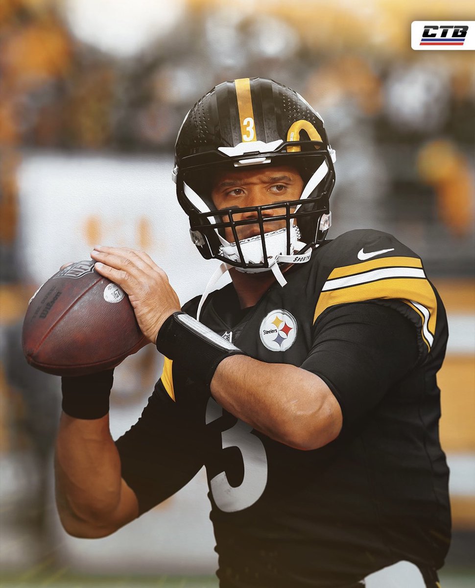 jasrifootball's tweet photo. 𝗧𝗥𝗨𝗘 𝗢𝗥 𝗙𝗔𝗟𝗦𝗘: Russell Wilson will beat out Kenny Pickett his summer and become the #Steelers’ starting quarterback.

(📸: @catchtheblitz) https://t.co/s6BbgnXR39