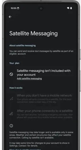 Bunis_Malli's tweet image. Android 15 might let you text via satellite! ️ 
Google is working with T-Mobile (likely using SpaceX tech) to bring satellite texting to your phone. 

This could be a game changer for staying connected in remote areas. 
#Android15 #SatelliteTexting #Google