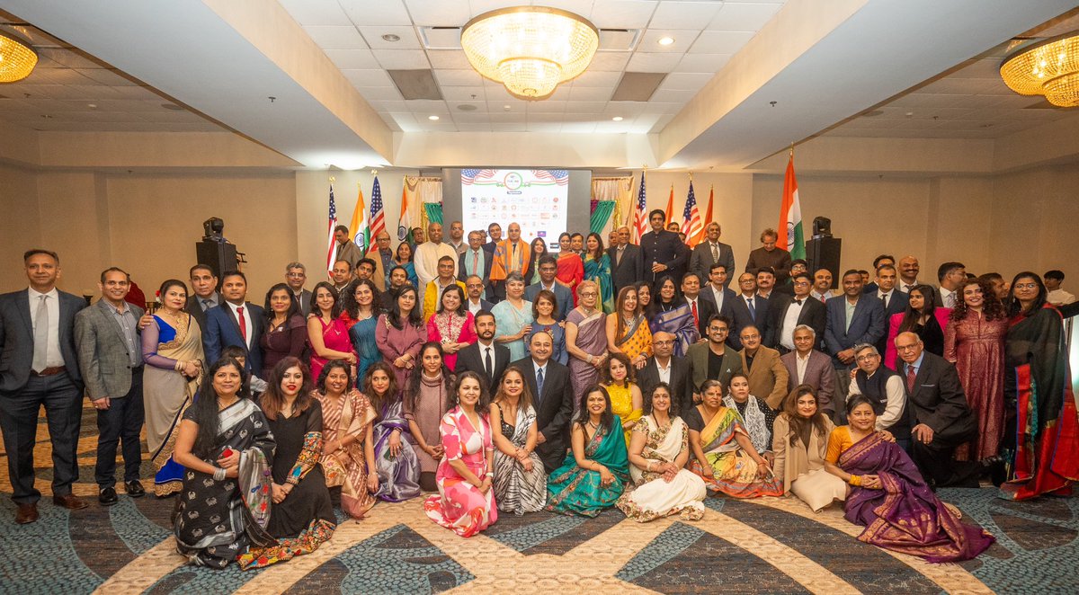 IndiainNewYork's tweet photo. Consul General @binaysrikant76 attended a community reception by @FIANewEngland and other 🇮🇳diaspora organizations in Greater Boston area. 

Conveyed deep appreciation for their achievements & contributions and shared insights on diaspora’s role in further strengthening 🇮🇳🇺🇸global strategic partnership. 

Assured them of the Consulate's unwavering support.

@MEAIndia 
@IndianEmbassyUS 
@IndianDiplomacy 
@DiasporaDiv_MEA