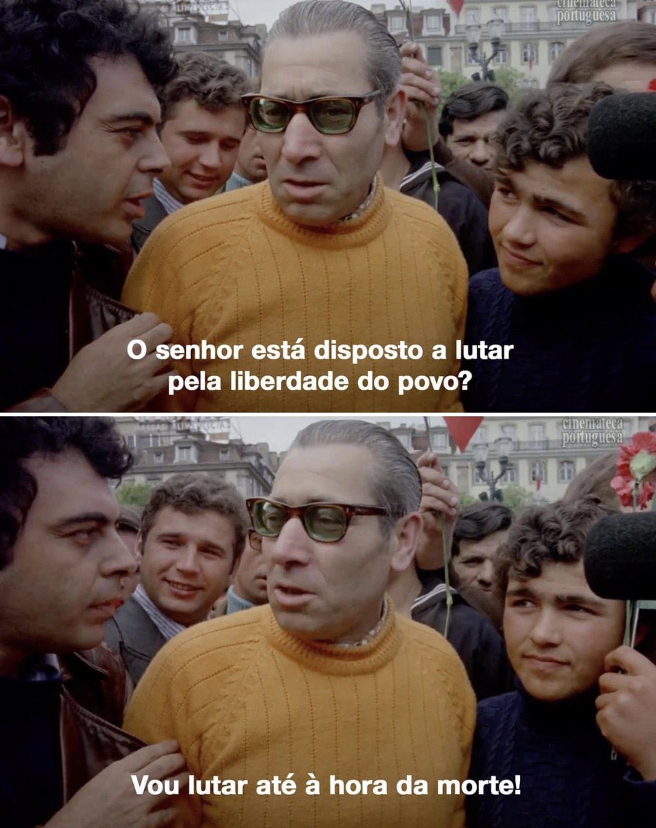 Estamos cá para a luta. Comigo, poderão sempre contar. 👊