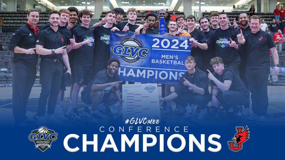🏆⛹️‍♂️ Congratulations to <a href="/JewellCardinals/">William Jewell Athletics</a> on winning its 1️⃣st-ever #GLVCmbb crown!

🔗 GLVCsports.com/2024MBBchamps

#GLVCchamps