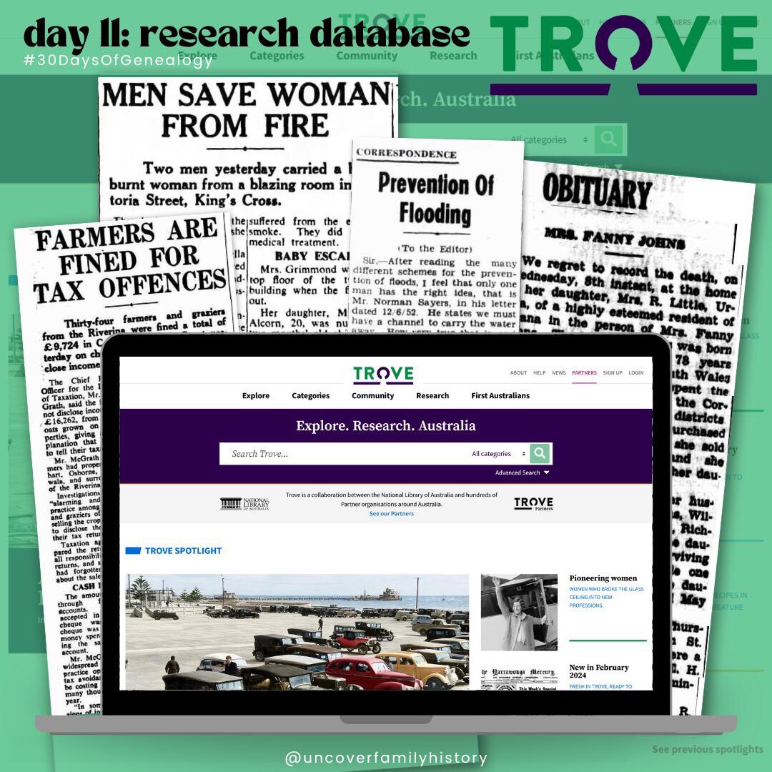 curiousgeneabug's tweet photo. 🗞️ day eleven: research database

#30DaysOfGenealogy #familyhistory #genealogy #familytree https://t.co/ZaLlrFjvwk