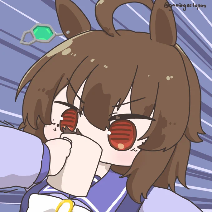 カフェにコーヒーを飲まされると思ってビクビクしていたらココアだったタキオン#ウマ娘 