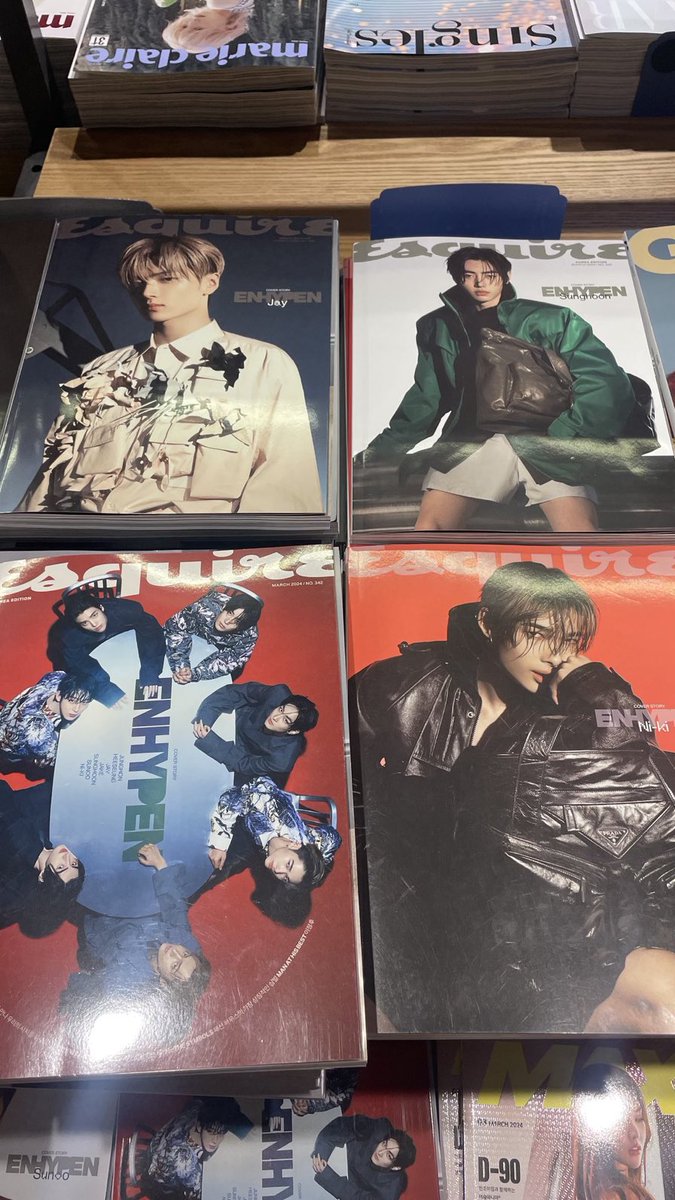 Kkugisell's tweet photo. Enhypen 매거진 에스콰이어 양도 구매 판매 양노 Sell Enhypen x Esquire Magazine
Choose version✅
Dm or https://t.co/Hzv4gja5DA

판매 구매 이체 대행 구매 송금 창고 한국 서비스 WTS 성훈 니키 정원 희승 선우 제이크 제이 https://t.co/HFldjV7Qrb