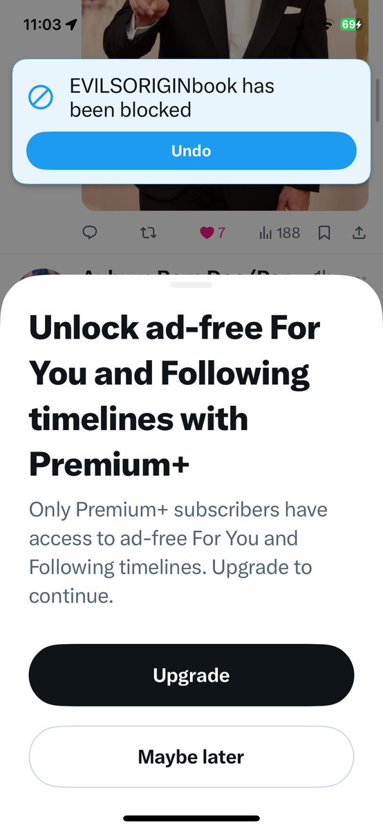 jro282876's tweet photo. If Elon thinks this crap will make me stop blocking promoted tweets and ads, he’s got another think coming. #BlockBlockBlockityBlock https://t.co/PJu9bSMglN