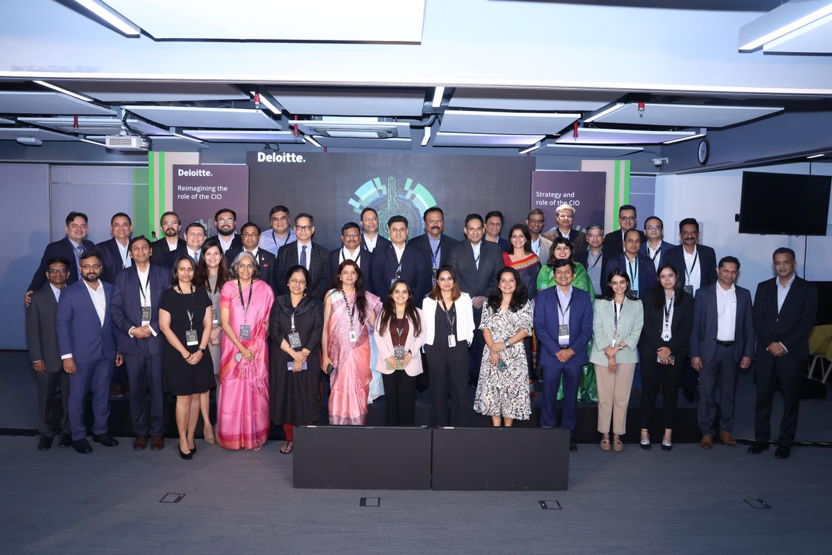 DeloitteIndia's tweet image. And it’s a wrap at Deloitte's "FS tech leadership meet," a #CIOProgram initiative.
Here’s to making an #ImpactThatMatters.
#TechLeadership