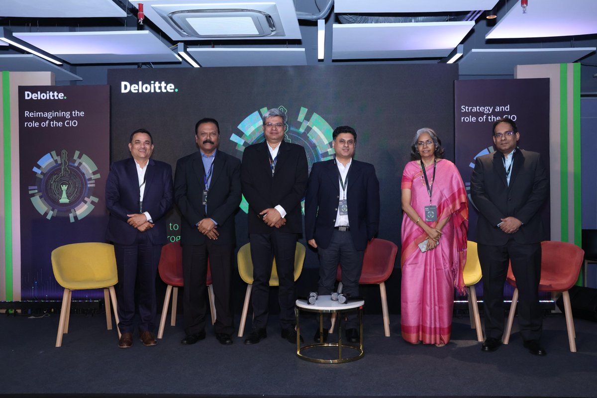 DeloitteIndia's tweet image. And it’s a wrap at Deloitte's "FS tech leadership meet," a #CIOProgram initiative.
Here’s to making an #ImpactThatMatters.
#TechLeadership