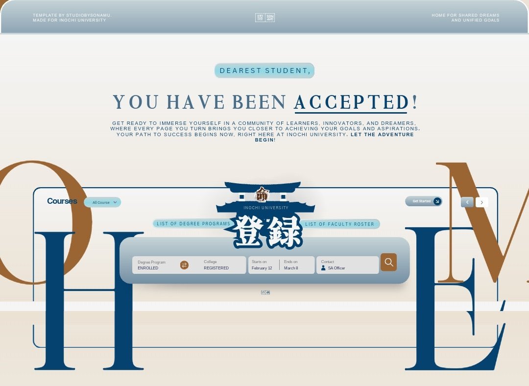 delicqet's tweet photo. ⠀

𝗜𝗡𝗢VATOR   ACCESS    <   賜る  >
Admission portal   .  .  .   99.8%  🖥

I am  thrilled to  be  one  of the first
student batches of @INOCHIRPW! 

🔗: https://t.co/cCRWkHR1Tl

#OneAndProud💙🤎 #AY2324

⠀ https://t.co/3drU27hPAB