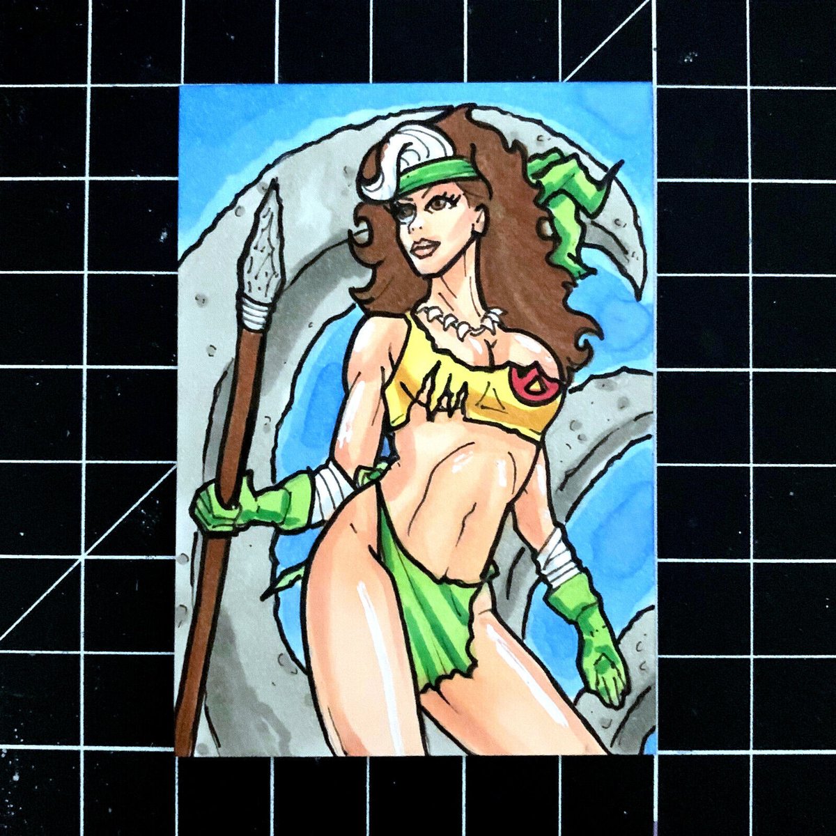 DHGSketchcards's tweet photo. X-Men Savage Land Rogue sketch card is available on the eBay store.

https://t.co/sTcBhBbI0c

#sketch #sketchcards #art #comicbooks #comicbook #ink #copic #tradingcards #marvel #xmen #xmen97 #jubilee #wolverine #rogue #savagelandrogue https://t.co/Yt9zRu5Oii