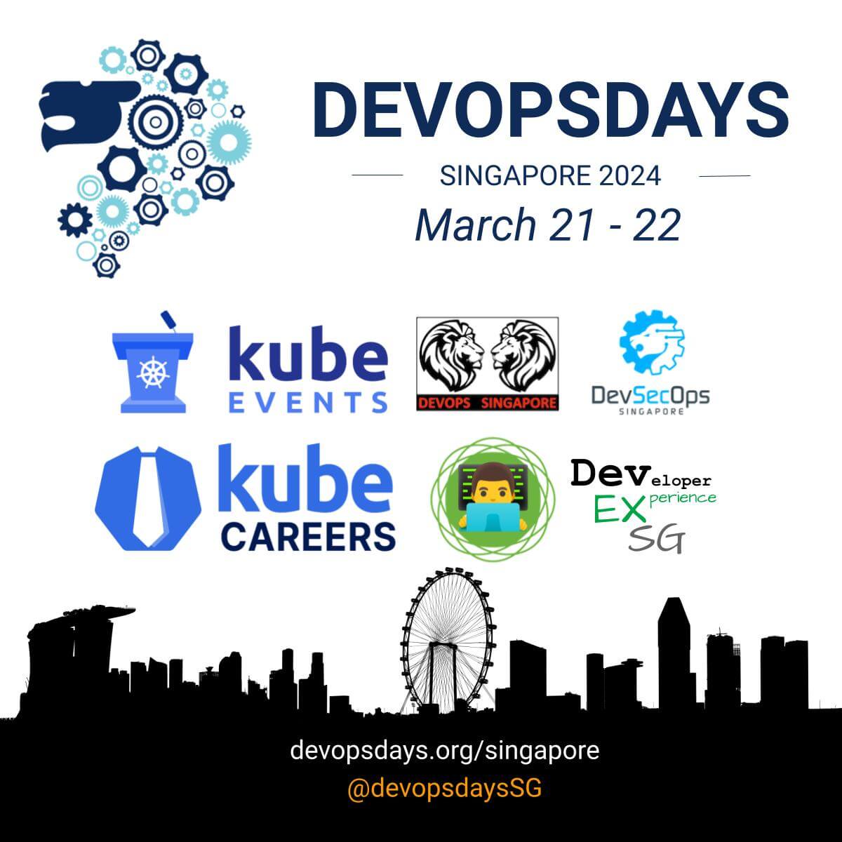 We decided to organize the conference after discussing it #DevOps meetup 9 years ago. Kudos @devops_sg @K8sEvents @kubecareers and of course @learnk8s for supporting larger ecosystem. Don't forget to look at our meetups meetup.com/devops-singapo…