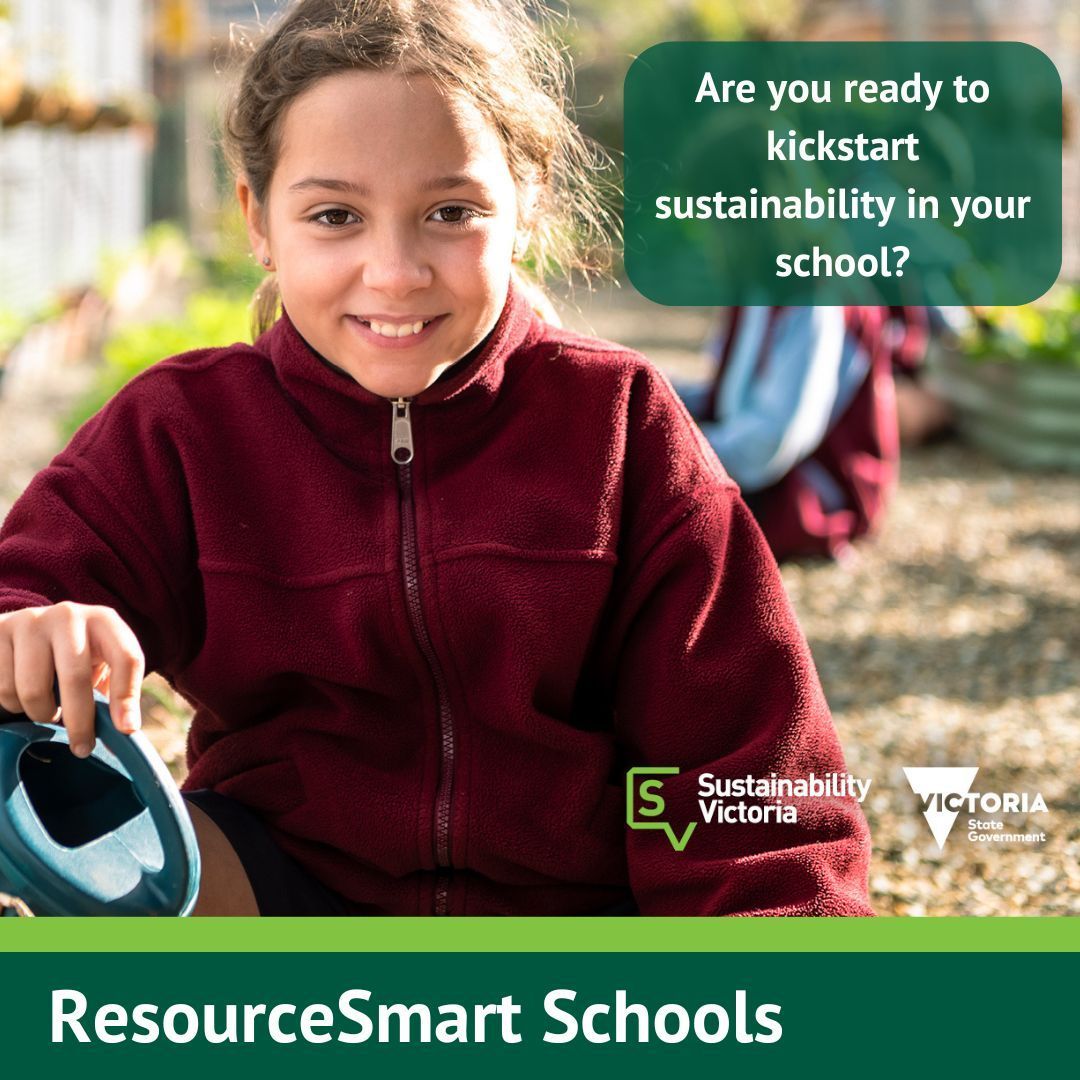 OzPIEF's tweet photo. Is your school a ResourceSmart School? ๐ฟ
#ResourceSmart Schools is an award-winning Victorian Government program that provides practical support to schools to embed sustainability in everything they do.
Find out more๐https://t.co/LP1RcRmRPM https://t.co/2jmbw6rkjA