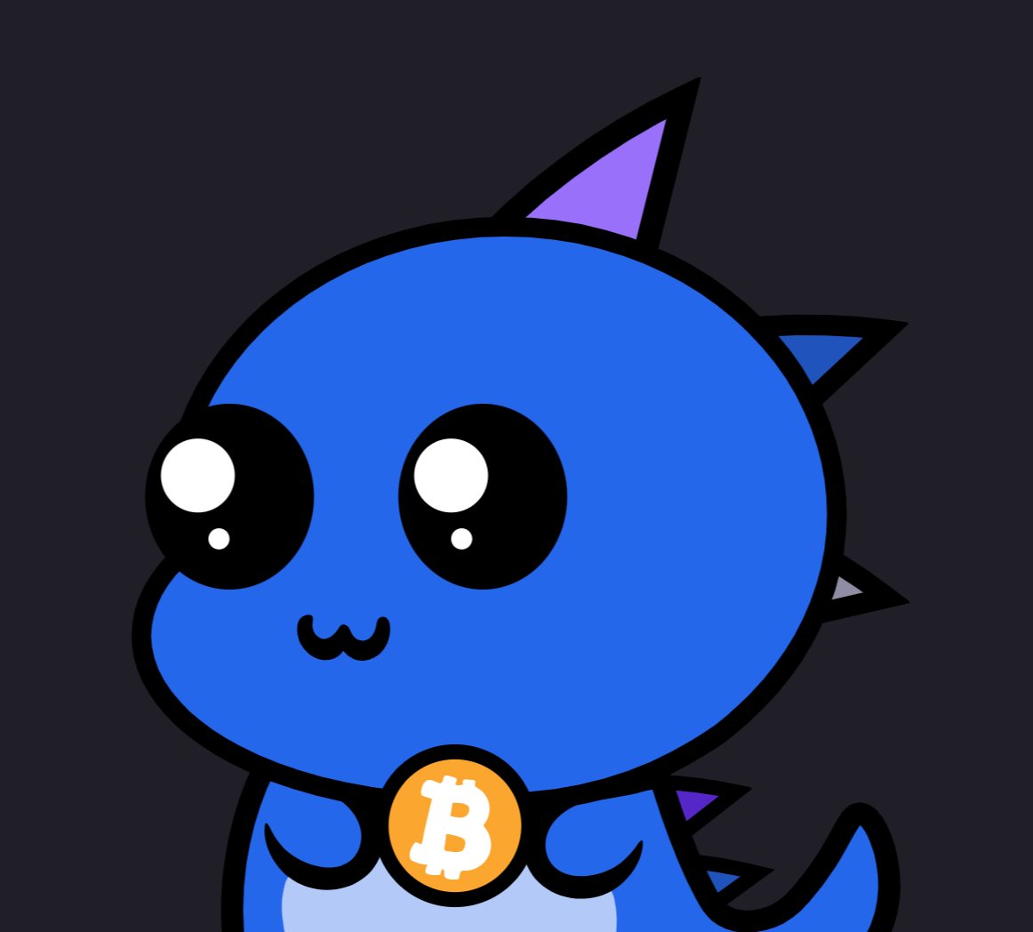 Playing around with some new rare traits and landed on this guy... Simple, but way too clean not to share 🤫 

And remember... this will be hardcoded on-chain 💾 

🟥🔵🔺~🦖
▓▓▓▓▓▓▓▓▒▒ 80%