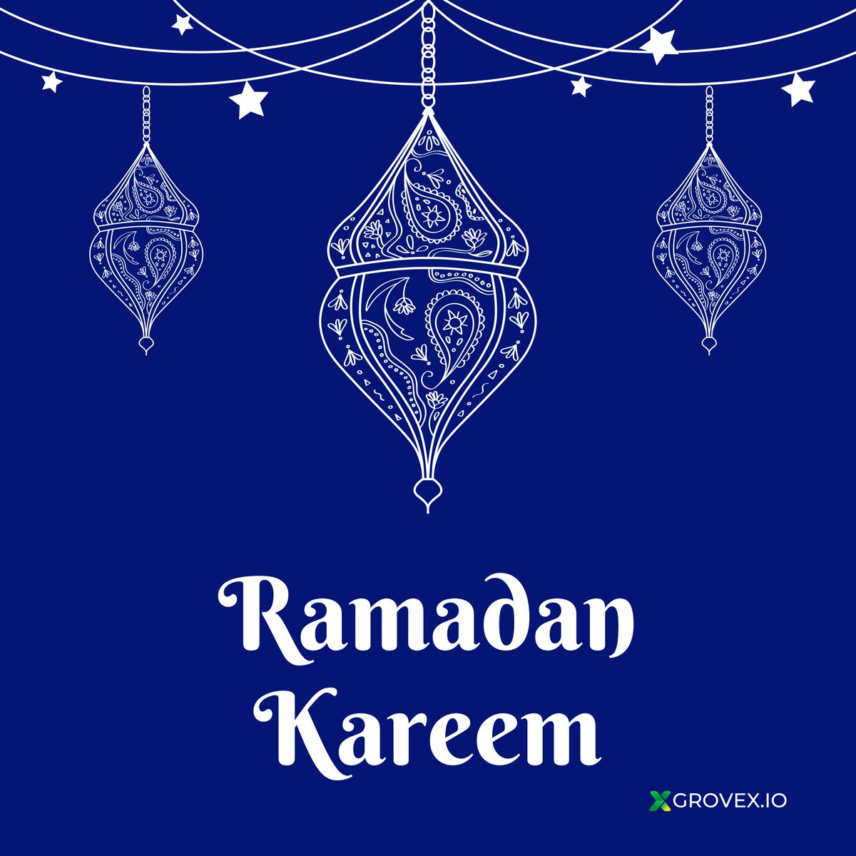 Ramadan Kareem to all our valued users and the wider community 🌙✨ 

May this holy month bring you peace, prosperity, and reflection. From all of us at #GroveX, we wish you a blessed Ramadan. 

#RamadanKareem #CommunitySpirit #GroveXFamily