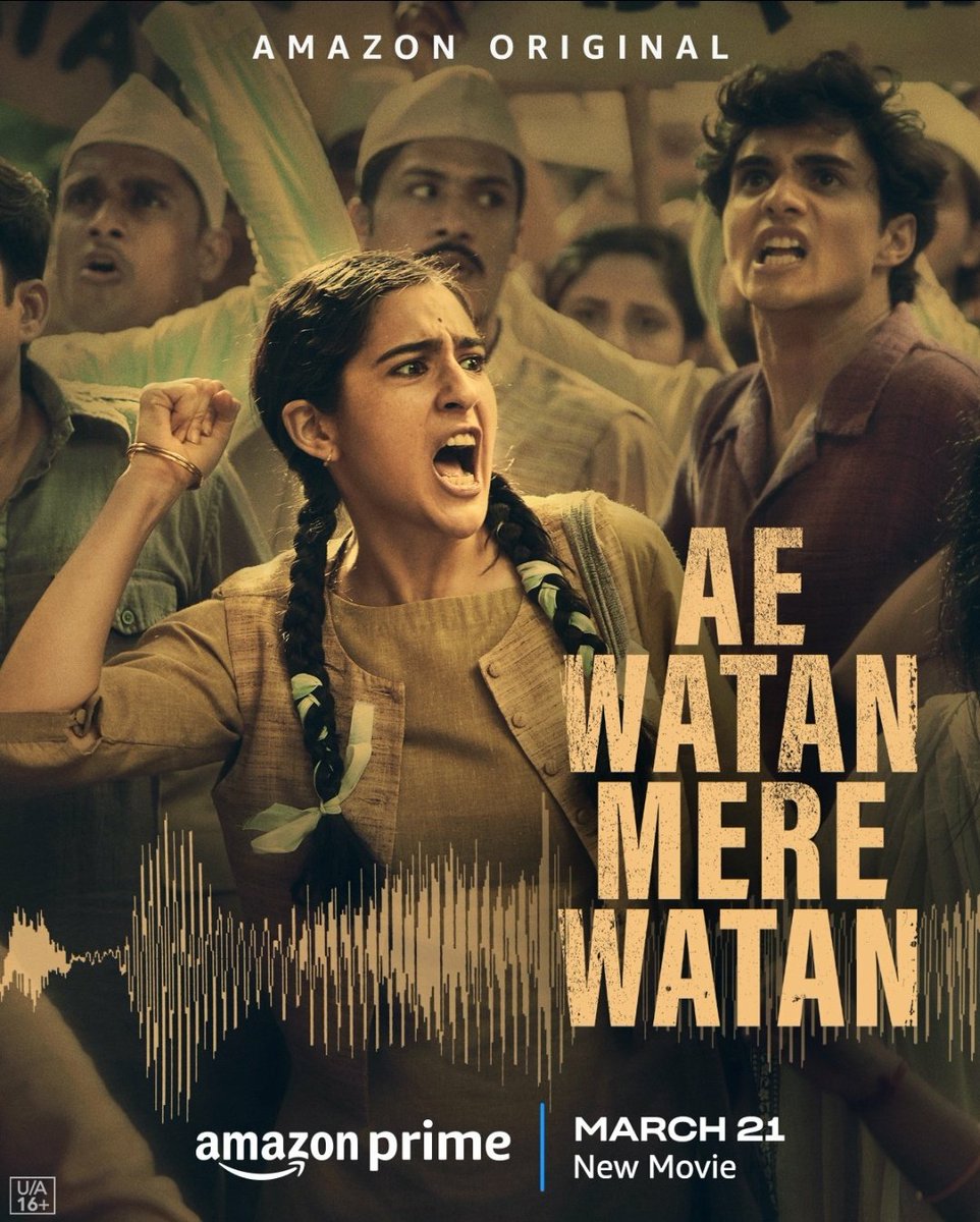 Ae Watan Mere Watan 📻 An Amazon Prime Video Original Movie 💫Ring Sara Ali Khan New Poster Arrives...

#AeWatanMereWatan #SaraAliKhan #EmraanHashmi #KannanIyer #DharmaticEntertainment #AmazonPrime #PrimeVideo #AeWatanMereWatanOnPrime #WorldRadioDay #VTVFilmz 

@VTVFilmz