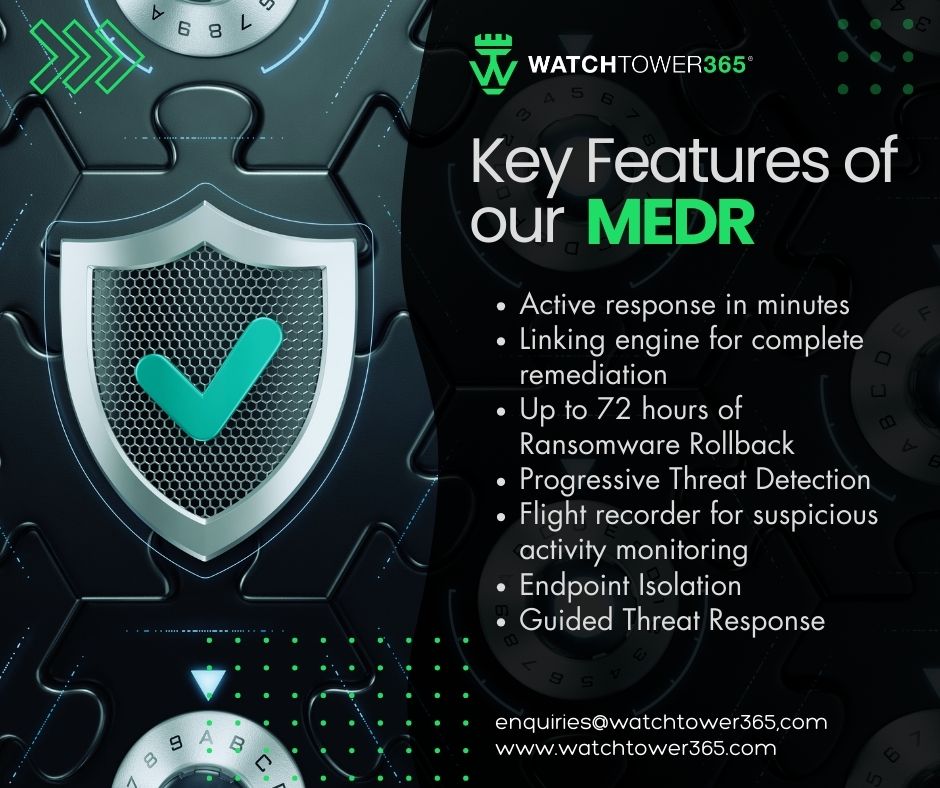 WatchTower365's tweet photo. #EndpointResponse solutions need to be quick and easy to deploy, rapidly protecting organizational assets and shortening the time to respond. Visit https://t.co/sOxIedSexp or reach out at enquiries@watchtower365.com #ThreatDetection #IncidentResponse #CyberDefense #WatchTower365 https://t.co/tRS7TduY3p