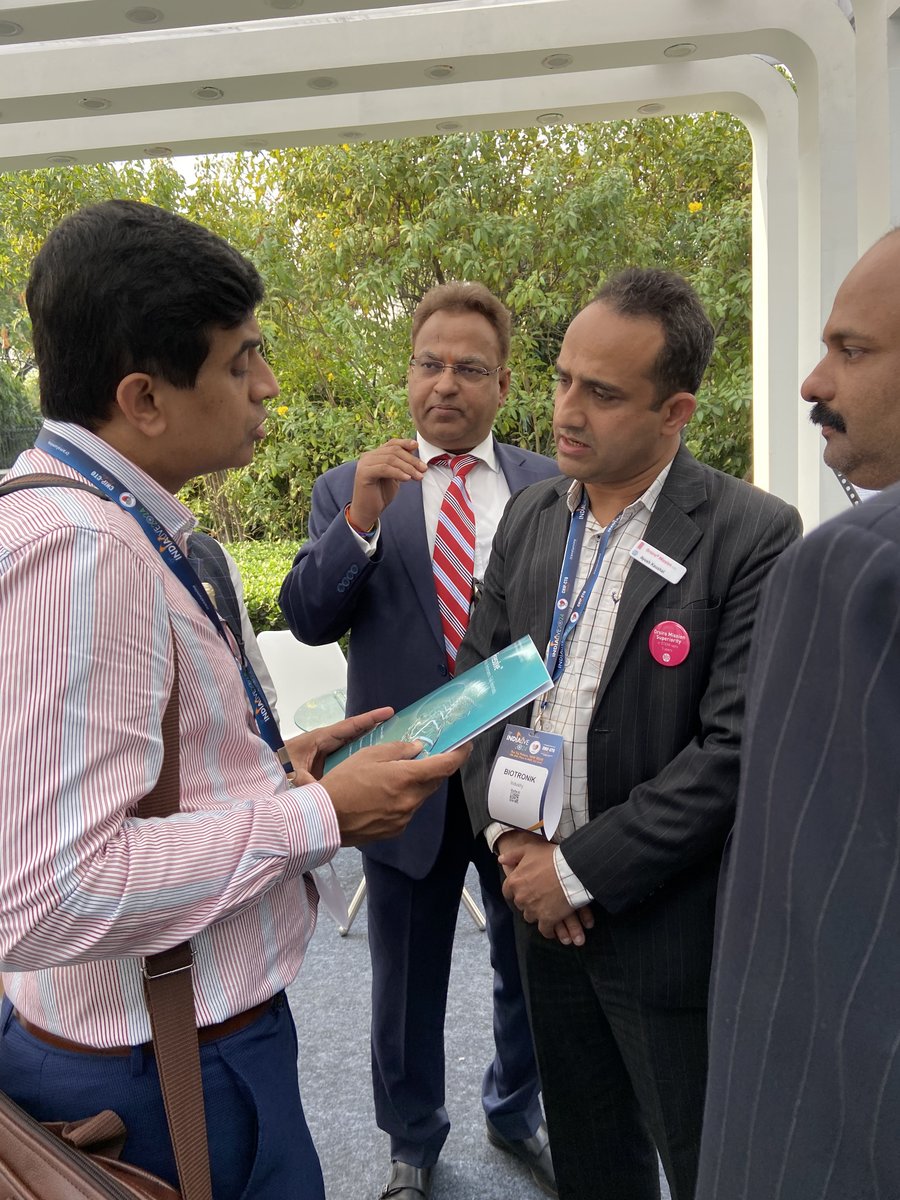 BIOTRONIK_News's tweet photo. We appreciate the interesting sessions, unique case studies &engaging customer interactions at #INDIALive 2024. A great chance to discuss products such as the new #Freesolve RMS, our #PKPapyrus as well as the #BIOFLOW-DAPT & #BIOSTEMI ES trials, proving #Orsiro's superiority. https://t.co/KZHEOWhYMR