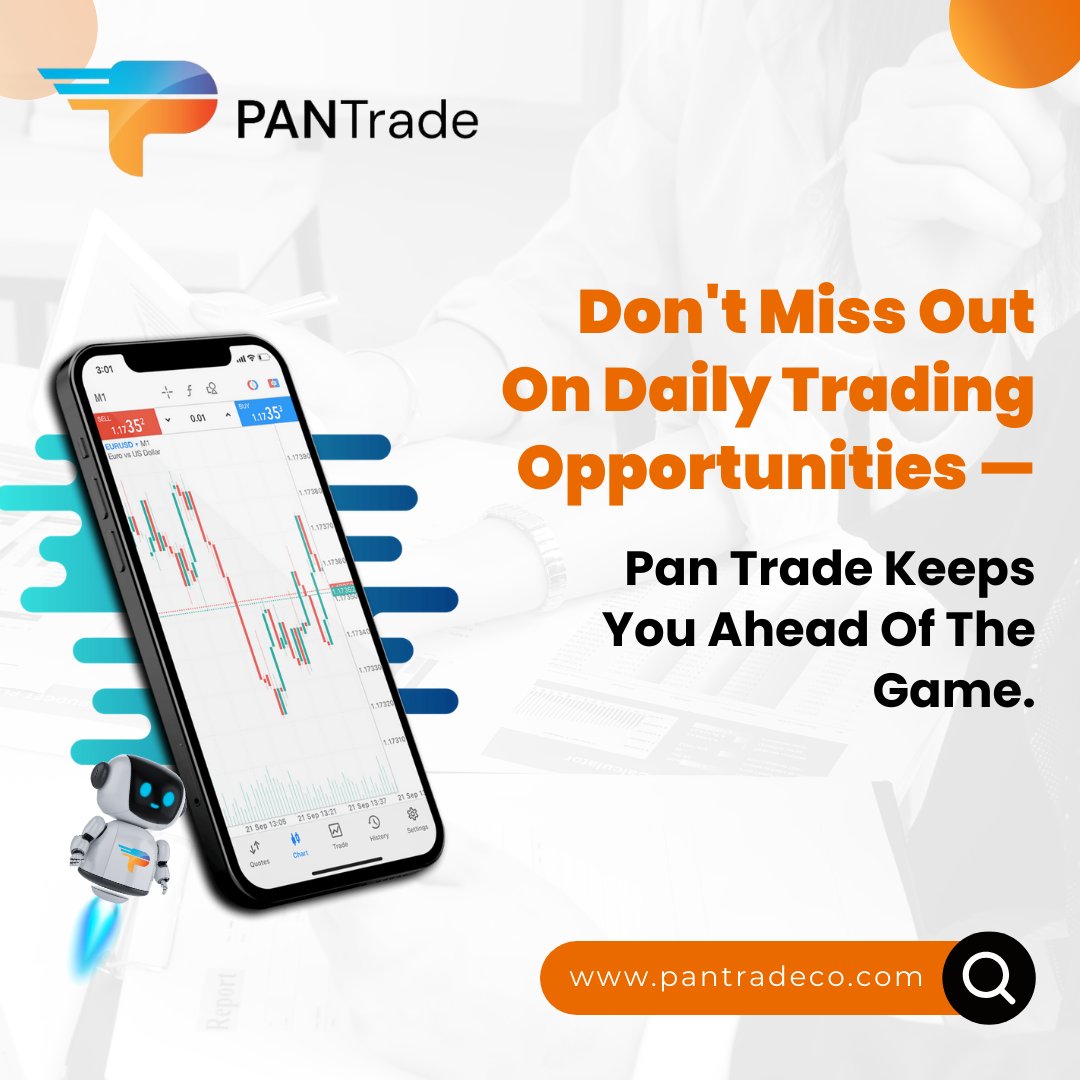 'Stay ahead of the game with Pan Trade - your key to daily trading opportunities! 📈

#BusinessGrowth #AI #Innovation #Technology #AIstrategy #FutureOfBusiness #MaximizeSuccess #GrowWithAI #PanTradeCo