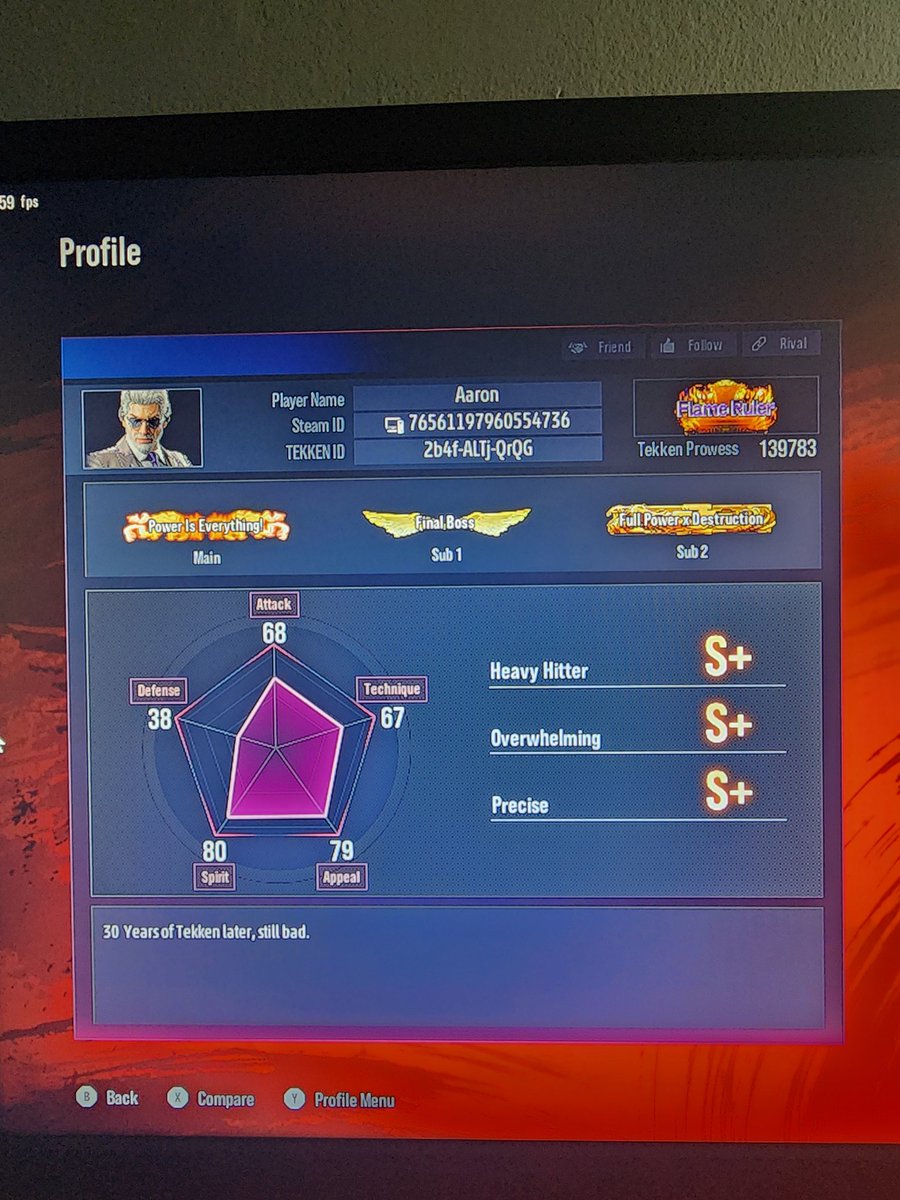 sjacobmcdaniel's tweet photo. #t8_report #t8report @TEKKEN @Harada_TEKKEN 
King cheating in ranked. Using a macro for giant swing input. 
Player name: Aaron
Steam ID: 76561197960554736
Tekken ID: 2b4f-ALTj-QrQG

Watch any king match and you'll see the macro being used. https://t.co/evX57VtZTn