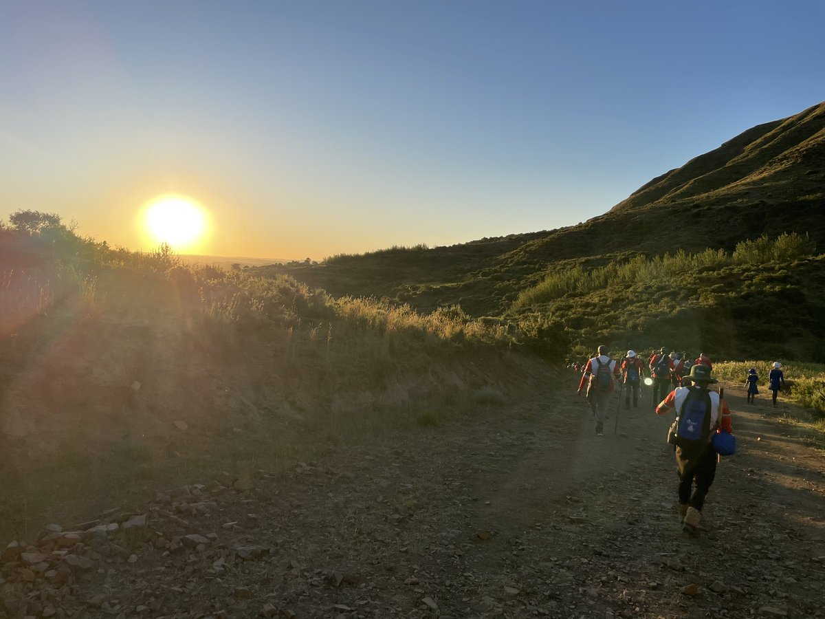 The incredible 116km Moeshoeshoe walk through Lesotho.  Thanks to my @ukinsouthafrica friends and all those I met from 🇿🇦 & 🇱🇸 - for getting me through a really special + beautiful, but physically challenging hike.  #Lesotho200