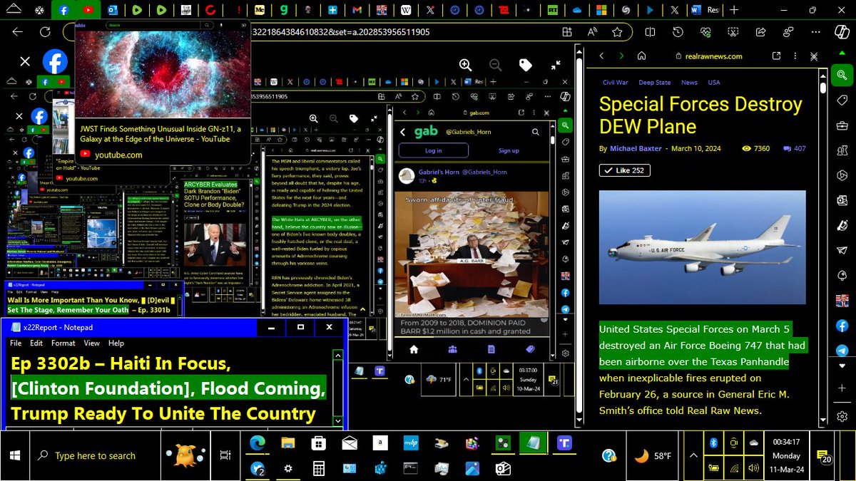 BlackHouseGov's tweet photo. ▲#Mon11Mar24𝕏⇒#α▼#Agent777 #Agenda47 #USSF 📐#Origin #San_Francisco♥#BlackHouseGov #WTPN #5GUW #Zeroth_Law #VT_INTEL 👽 #IFB ♥ #Free_Energy #Judy_Note #WH_Intel: » #JWST Finds Something Unusual Inside GN-z11, a #Galaxy at the Edge of the #Universe + WTPN PATRIOT ALL STAR HIGHLIGHTS ...
===============
Featured YouTube: 
https://t.co/QjWcUiAtfK?
================
▬ https://t.co/psu4H8ZvNq ▬
{#ThankQ for your Service!}
===================
▬ https://t.co/pitkxZndoR ▬
===================
▬ https://t.co/hz8xunipX6 ▬

Ep 3302a – Biden Just Said The Quiet Part Out Loud, Costco Selling Gold, Now Silver, Boom

»»The People are now giving the [CB]/[WEF]/[EU] an deadline where they must reverse their policies. As the establishment continues to push, the People will push back. Job numbers are terrible. The country is laying off in mass. Biden says the quiet part out loud. Costco is no selling silver.

Ep 3302b – Haiti In Focus, [Clinton Foundation], Flood Coming, Trump Ready To Unite The Country

»»The [DS] can’t stop Trump, they will continue to try but they know in the end nothing will work. They will try to stop the election with an insurgency, and they will try to postpone the election. This will fail. Haiti is now coming into focus which means it all leads to the black vote, human trafficking and the Clinton Foundation. Drip the flood. Trump is now ready to unite the country.

+++++++

Ep 3301a – Trump Just Countered Biden’s Economic Narrative, Everything Is In Place

»»The climate agenda has imploded on the [CB] and the [Biden Clown show]. The People are getting it. They see the lies; the People are experiencing an economic downturn and Biden is continually lying to the People. The last indicator and confirmation is the market coming down. 

Ep 3301b – Wall Is More Important Than You Know, Set The Stage, Remember Your Oath

»» The [DS] is panicking, they don’t have the people and their cheating systems will not be able to override the people of this country. They will unleash chaos and try to stop the election. The people of this country who took an oath to protect the country from foreign and domestic enemies will have to make a decision in the end. The wall was more important than you know. The stage is set.

▬ @realx22report ▬
===============
A Message to All Unbelievers About the Tribunals and Executions (Video) https://t.co/YI79mnueEb
=================
∞ Blessings² ∞φ†