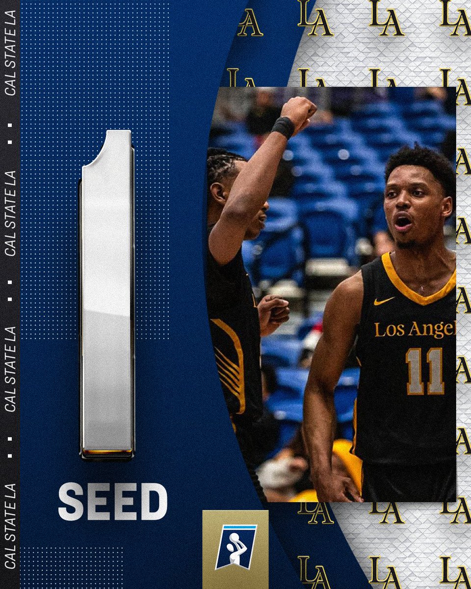 NCAADII's tweet photo. Representing the West Region as the No. 1️⃣ seed, @CalStateLAMBB!

#D2MBB | #MakeItYours https://t.co/hRPqXvL2Xu
