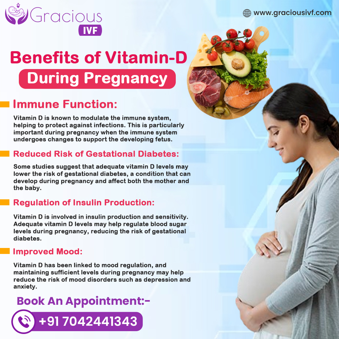 Benefits of Vitamin-D During Pregnancy

📌 website:- graciousivf.com

Consult Us To Know More Details :-
📞 +91 7042441343

#IVF #parent  #baby 
#ElvishYadav   #IVFStrong #IVFWarrior #IVFHope #IVFAwareness #IVFStory #IVFInspiration #VitaminD