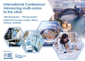 Join the ProCan International Conference in Sydney on 18-19 Nov, 2024. The conference's focus is on exploring the use of multi-omics (e.g. genomics & proteomics) in clinics so that patients have more knowledge about their diagnosis, & relevant treatments: procanconference.au