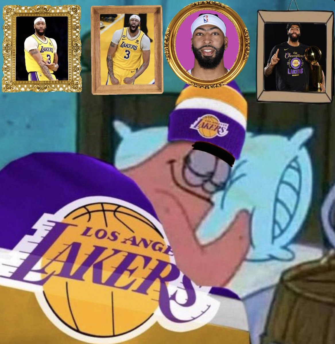 LakeShowYo's tweet photo. how Lakers fans sleeping tonight https://t.co/cA4FCP54RR