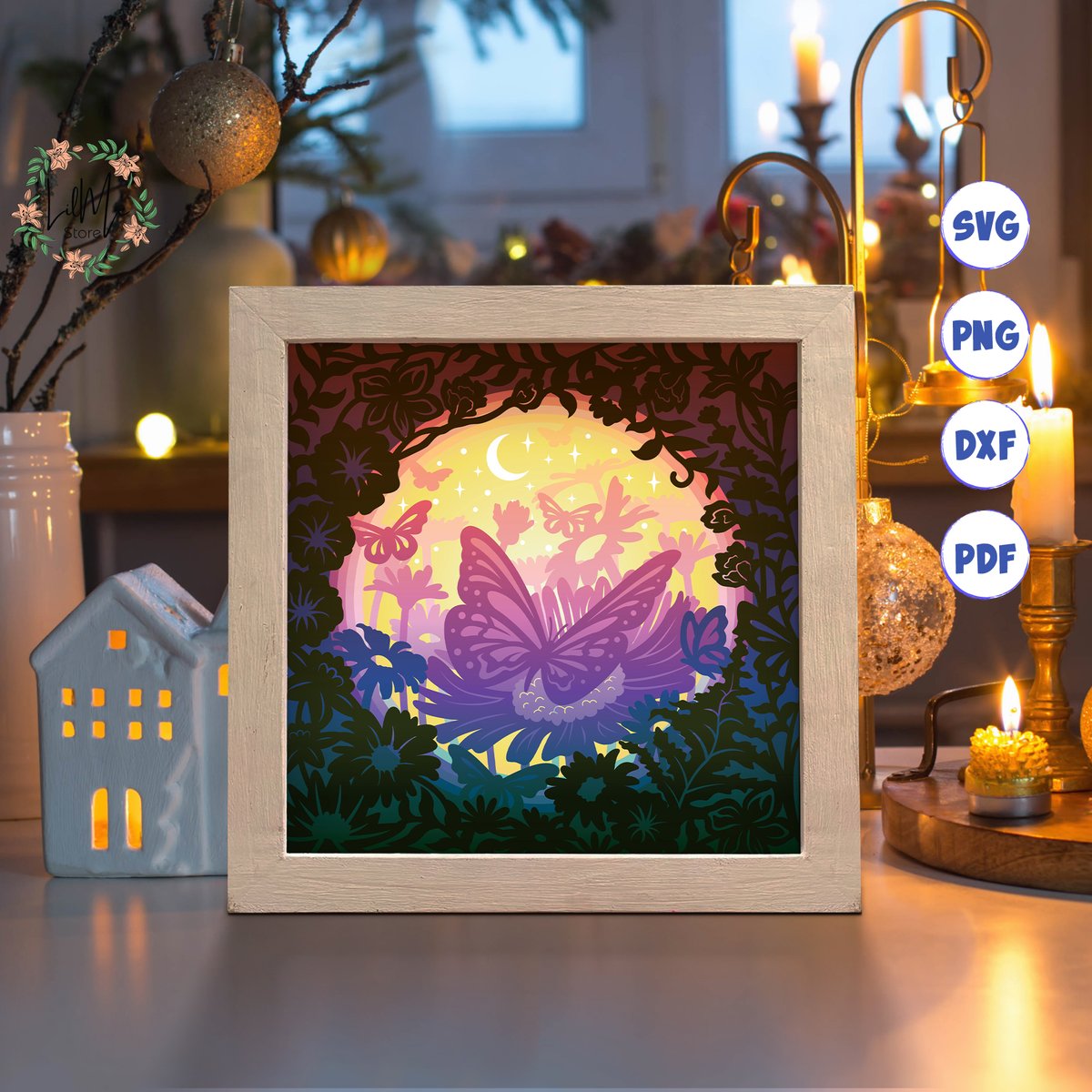LilMeStores's tweet photo. Thanks for the kind words! ★★★★★ "Super einfach herzustellen. Sehr schönes Bild" Mariza V. https://t.co/fvlq2wqsuK #etsy #cardmakingstationery #3dbutterflysvg #butterflyshadowbox #butterflylightbox #butterflypapercut #lightshadowbox #lightboxtemplate #papercutsvg #cricutsha https://t.co/3xnlJBkFW6