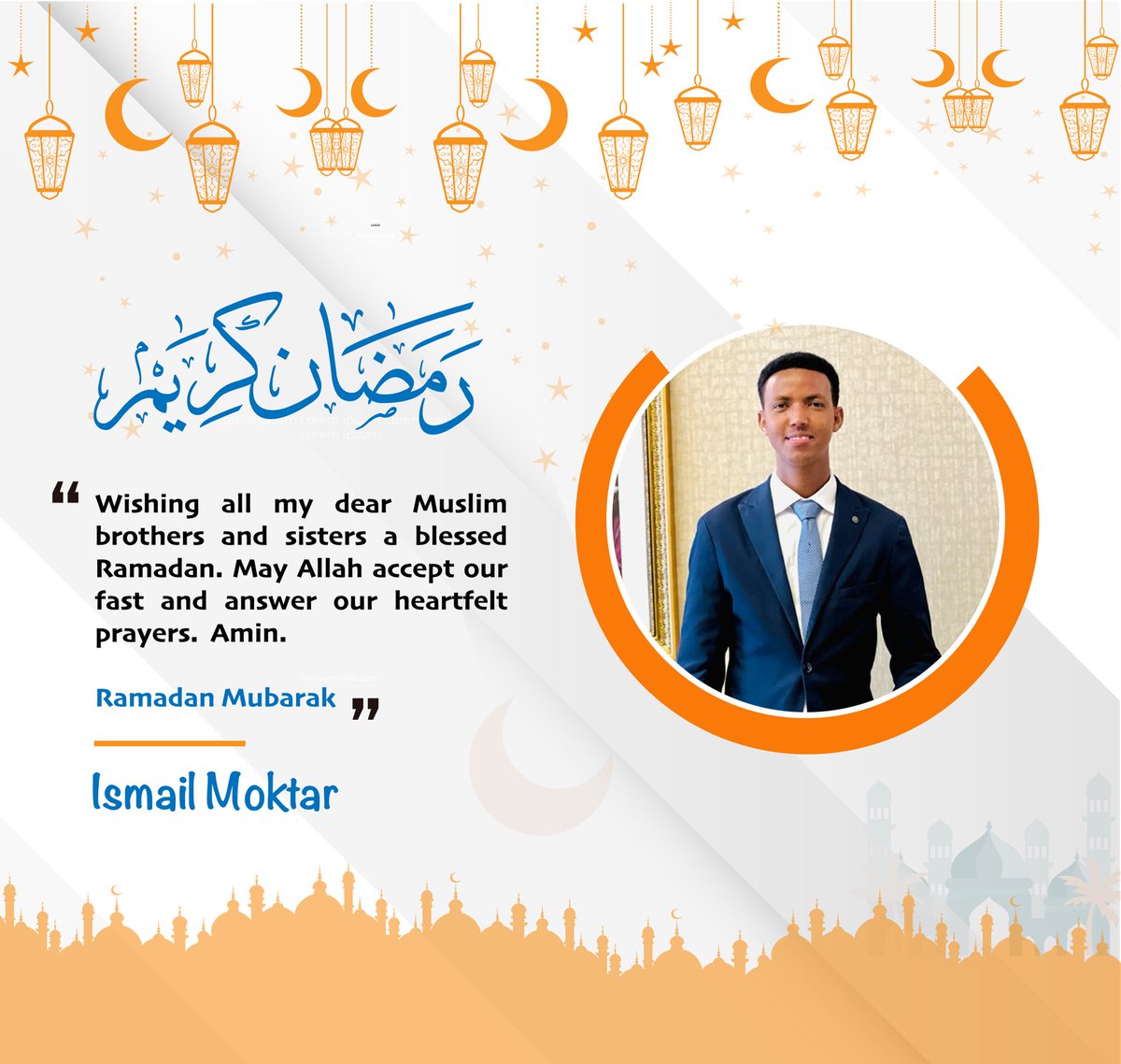 #Ramadankreem Wishing all my dear Muslim brothers and sisters a blessed Ramadan. May Allah accept our fast and answer our heartfelt prayers. Amin🤲

#RamadanMubarak
