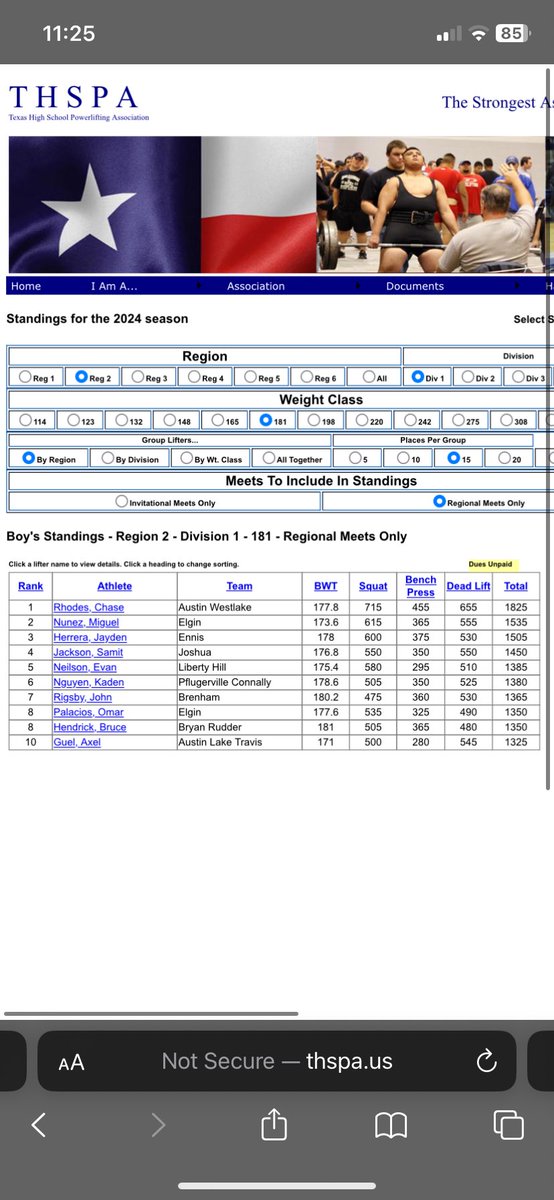 JohnRigsby__'s tweet photo. #AGTG I am very excited to say that I am a state qualified powerlifter with a total of 1365 lbs‼️🙏
475 squat
360 bench
530 deadlift
#STATEBOUND2024
@BrenhamCubAth @CoachR_Jones @TLU_Football @TommyHolmesTLU @CoachMarshall_  @CoachBeauGrech https://t.co/bMfvYqmiBU