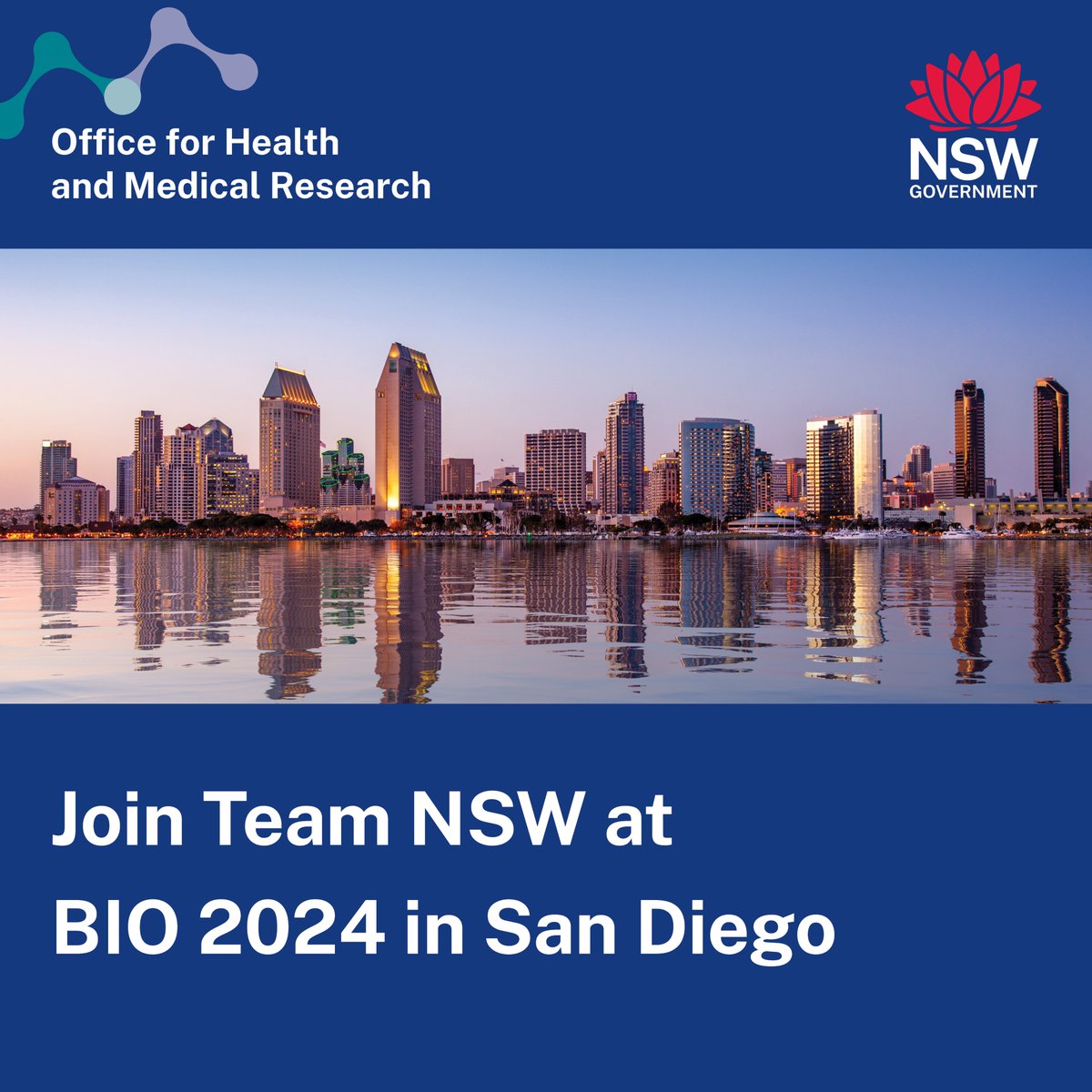 Are you a NSW-based medtech organisation travelling to the BIO International Convention in San Diego, 3-6 June 2024? Join Team NSW and be part of the official Australian delegation. To participate and be on promotional materials, register here: forms.office.com/pages/response… #BIO2024