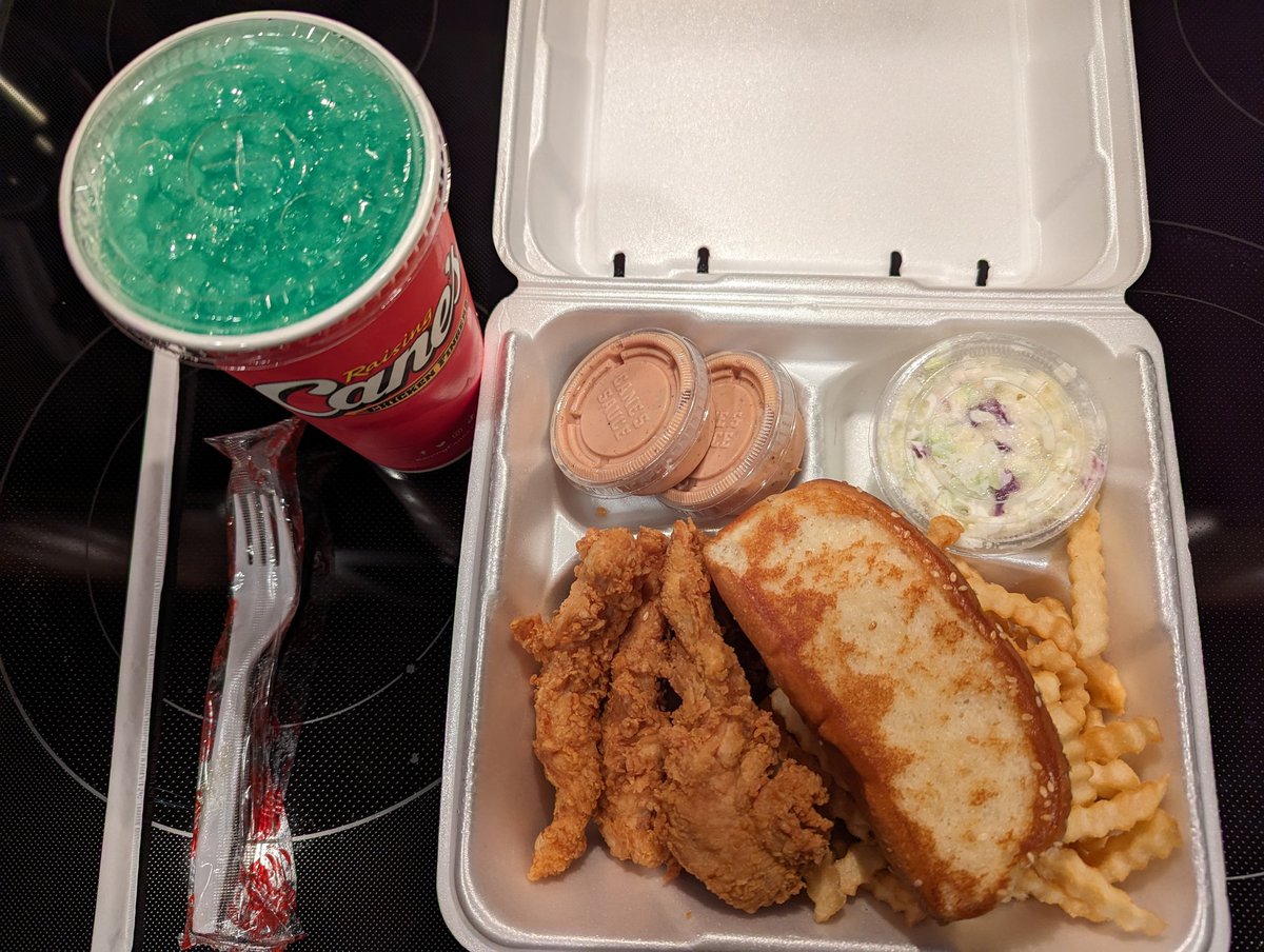 the_oroborus's tweet photo. Plastic bags are now banned in Lawrence and the girl at the drive thru said something about saving the planet. Clearly, if I gave that much of a fuck, I wouldn't be ordering Cane's. #doomedplanet #LFK https://t.co/w4XcnxJeKI
