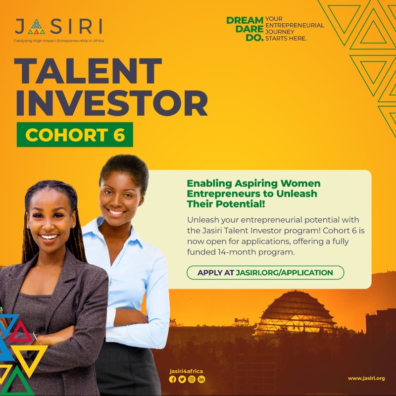 Jasiri4Africa's tweet photo. Women aspiring entrepreneurs, this is your golden moment to realize your entrepreneurial dreams! Apply for the Jasiri Talent Investor Cohort 6 at https://t.co/WuGg7Qo00Z to find your co-founder and build from scratch the business venture you've been dreaming of.

#Jasiri4Africa