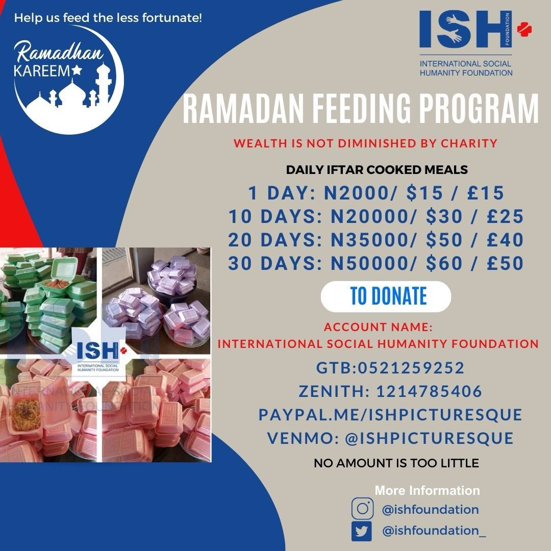 aisha_sk's tweet photo. Ramadan Kareem! Please help me retweet and donate. No amount is too little. Thank you @IshFoundation_ https://t.co/shRKeDrynn