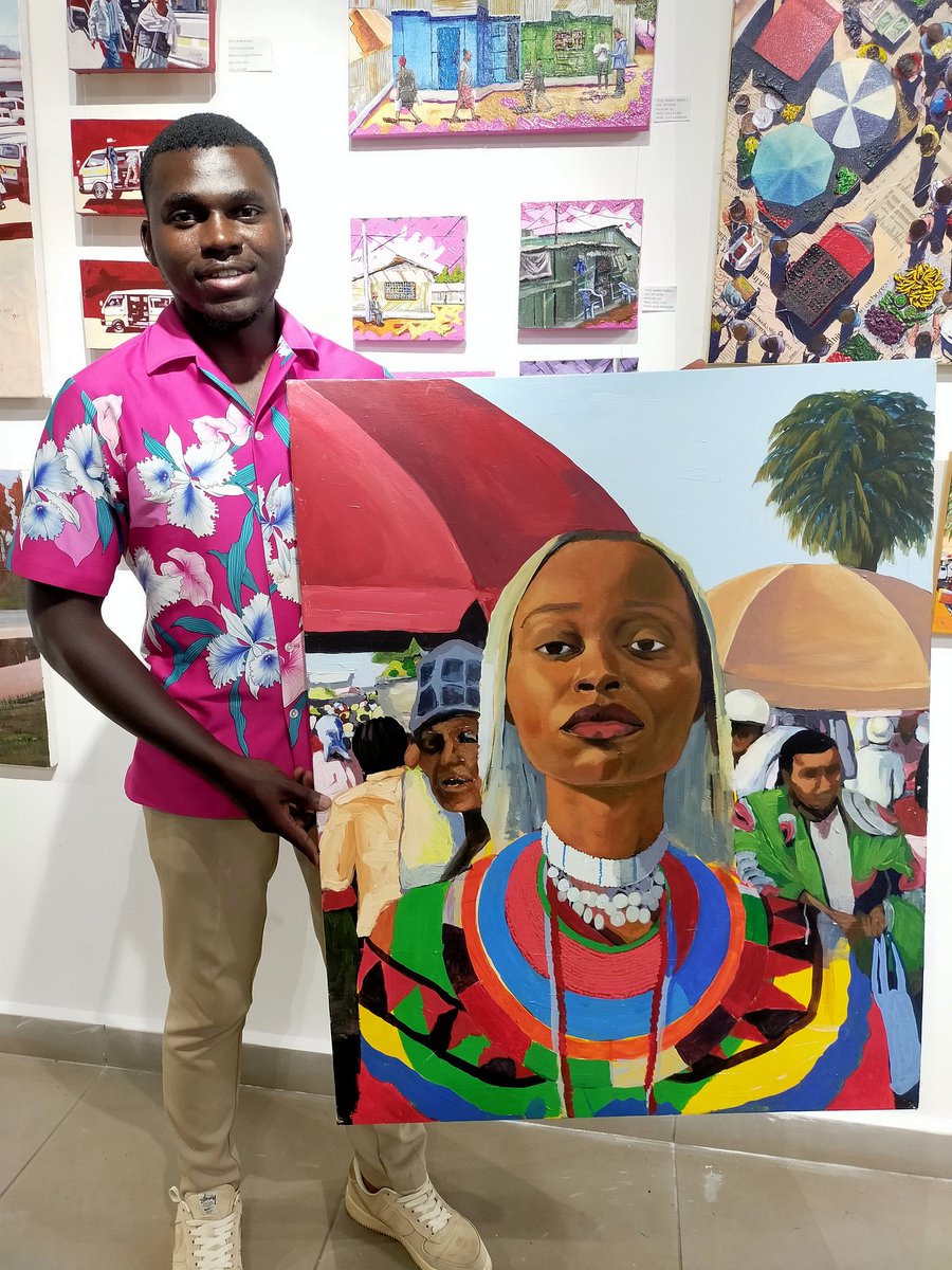 The art and the artist.

Here's <a href="/TBulimu/">B.T</a> with one is his works in progress