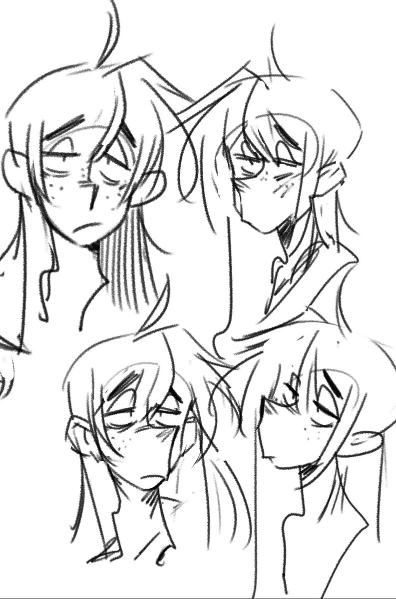 お昼の練習落書き 