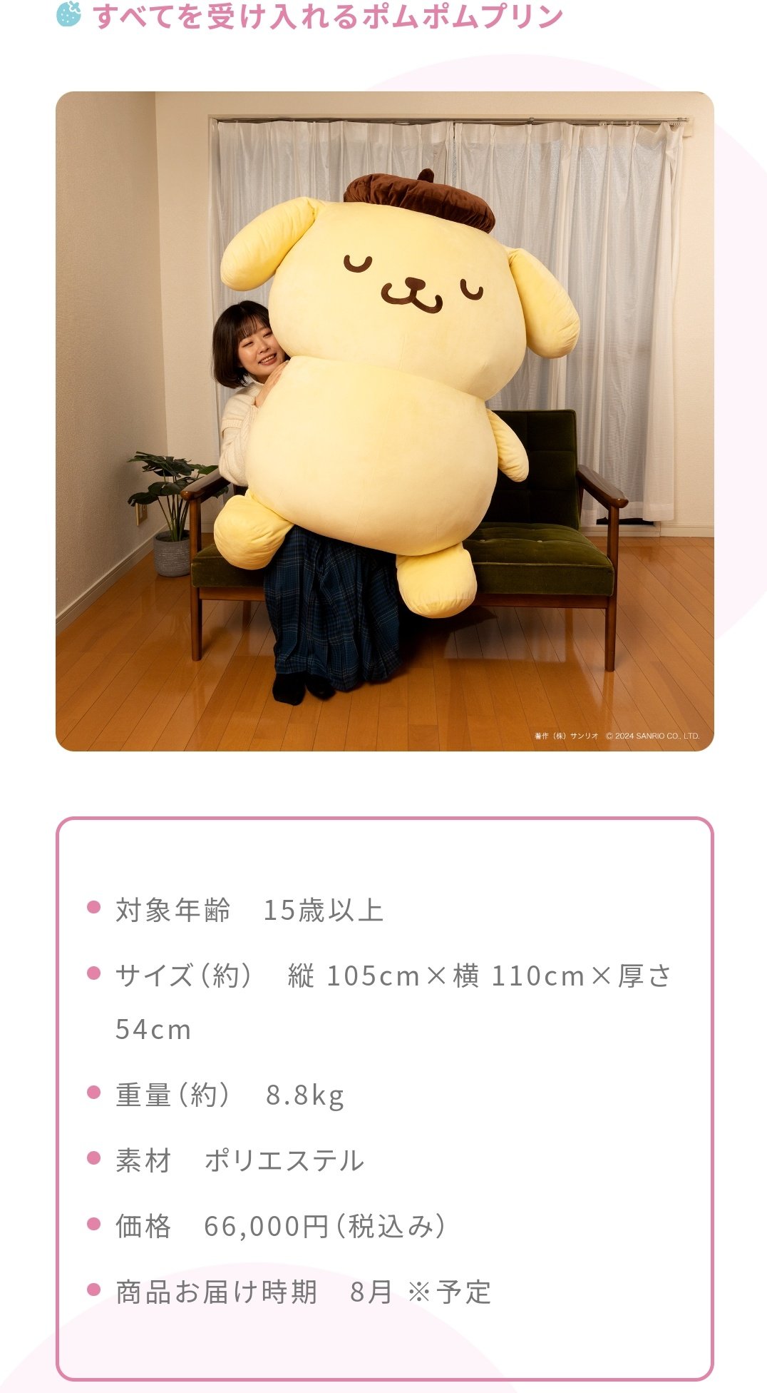 すべてを受け入れるポムポムプリン