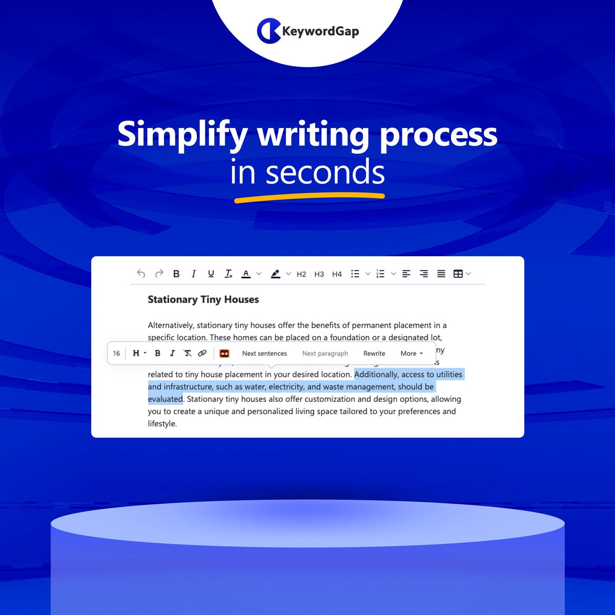 keywordgap's tweet photo. Content Writer allows you to generate SEO-friendly articles for thousands of potential keywords that your website should be ranking for. 🫢 https://t.co/b8w0cZj65y