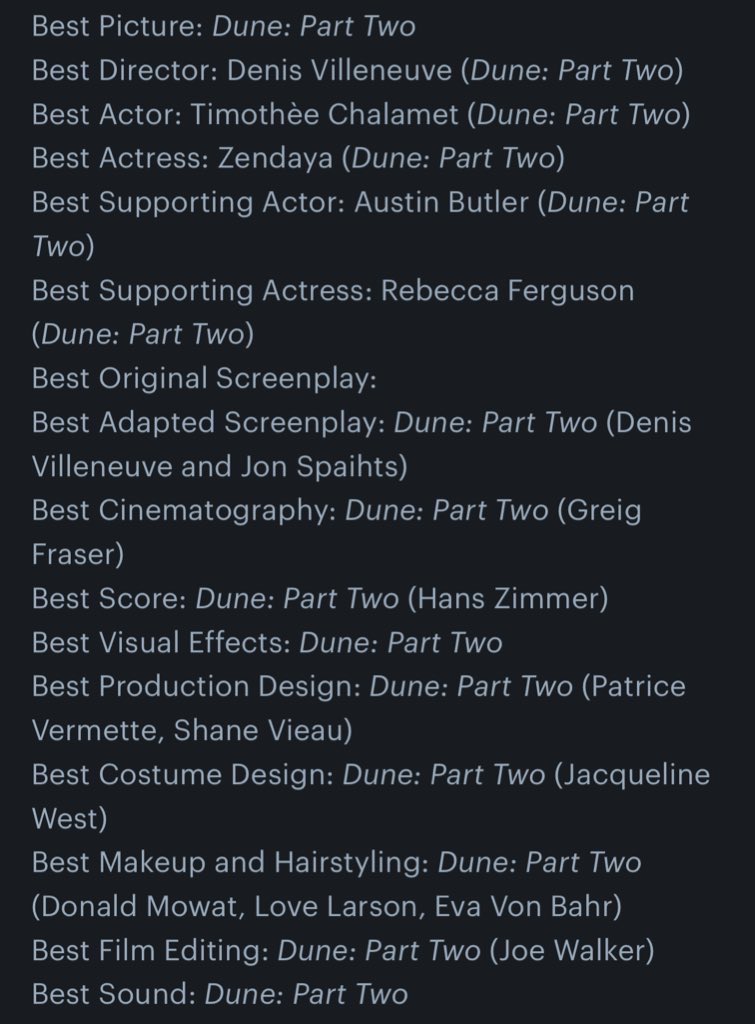 JohnnySobczak's tweet photo. Sneak peek at next year’s #Oscars https://t.co/TZixjpQlk7